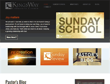 Tablet Screenshot of kingsway.cc