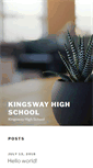 Mobile Screenshot of kingsway.co.za